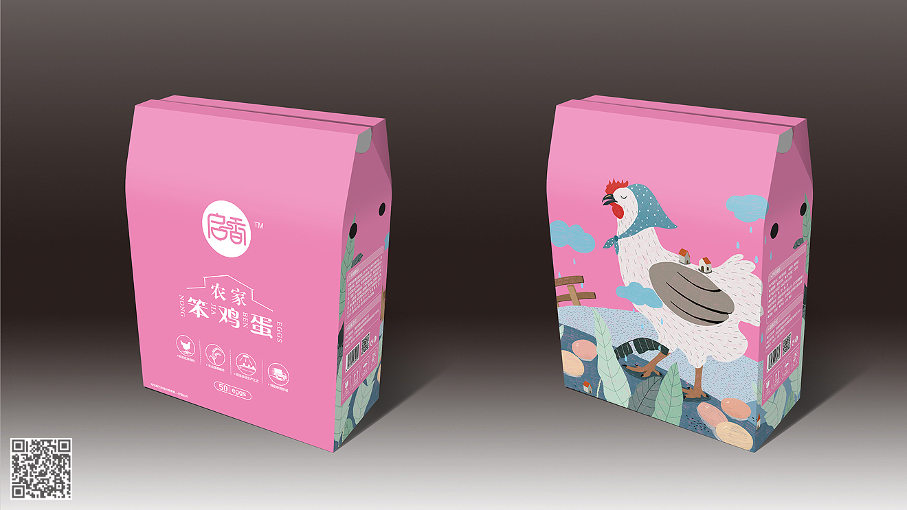 農家笨雞蛋營銷包裝設計