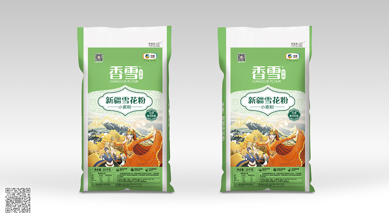 中糧面業面粉包裝設計與插畫繪制